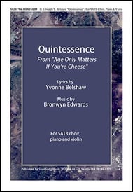 Quintessence SATB choral sheet music cover Thumbnail